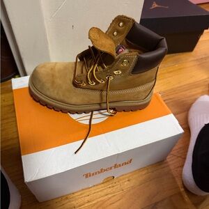 Timberland Wheat Nubuck Toddler Boots